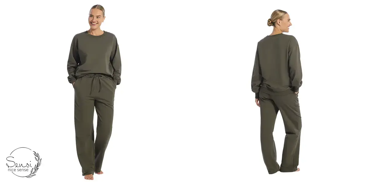 شلوار راحتی و لباس نخی زنانه برای استایل روزمره