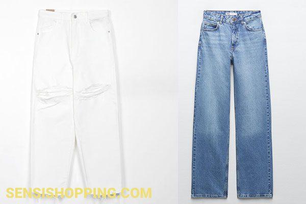 انواع شلوار زنانه جین راسته را چگونه استایل کنیم؟