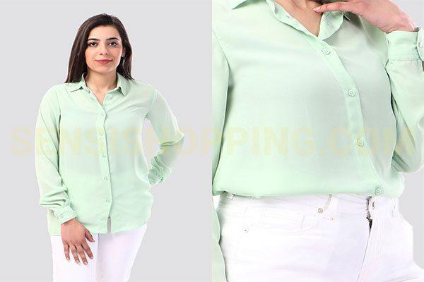 چگونه شومیز سبز نعنایی را ست کنیم؟