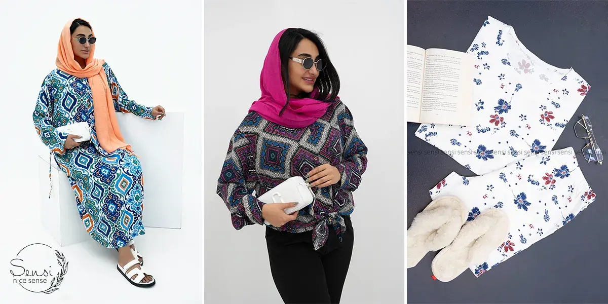 لباس نخی خانگی و راحتی در خانه