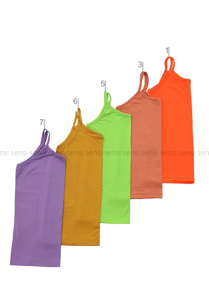 تاپ دوبند ساده رنگی بزرگ کد1001226