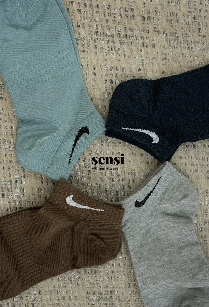 جوراب مچی نایک پنبه رنگی کد1001077