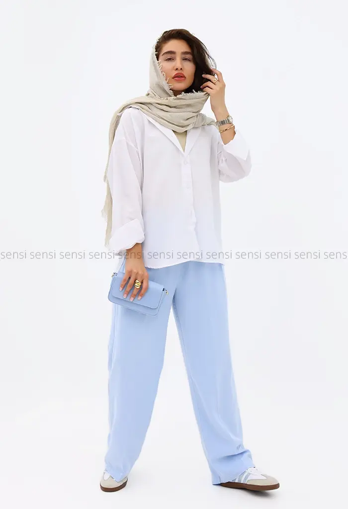 شومیز سفید کد1002594