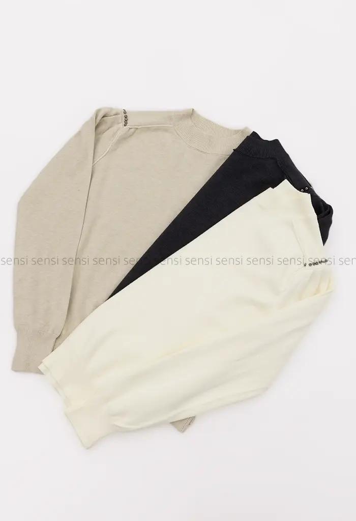 بلوز بافت سرآستین ساچمه وارداتی کد1004586