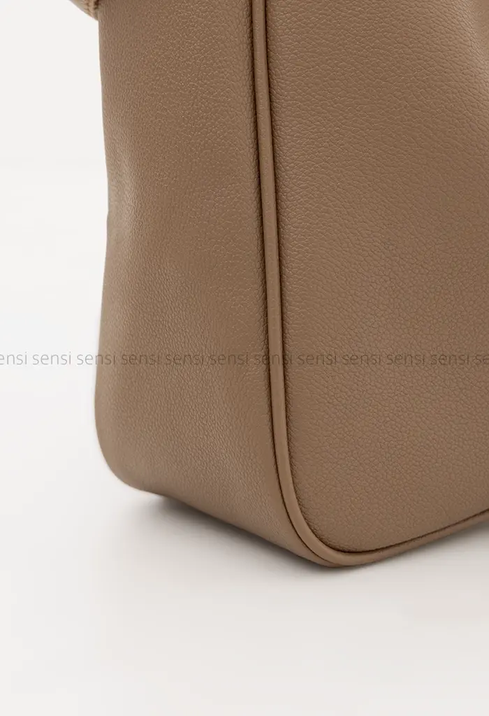 کیف چرم مغزی دوزی تک دسته کد1004693
