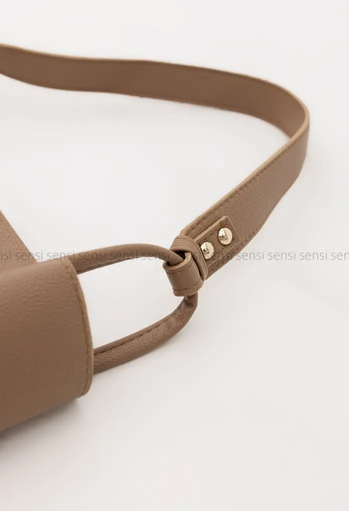 کیف چرم مغزی دوزی تک دسته کد1004693