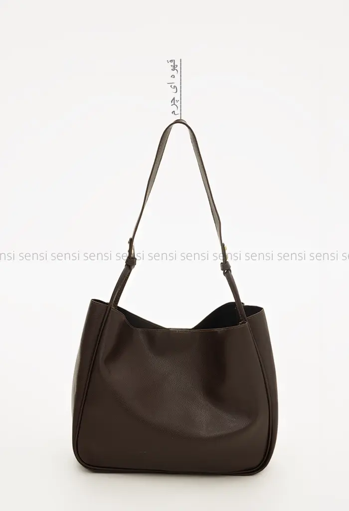 کیف چرم مغزی دوزی تک دسته کد1004693