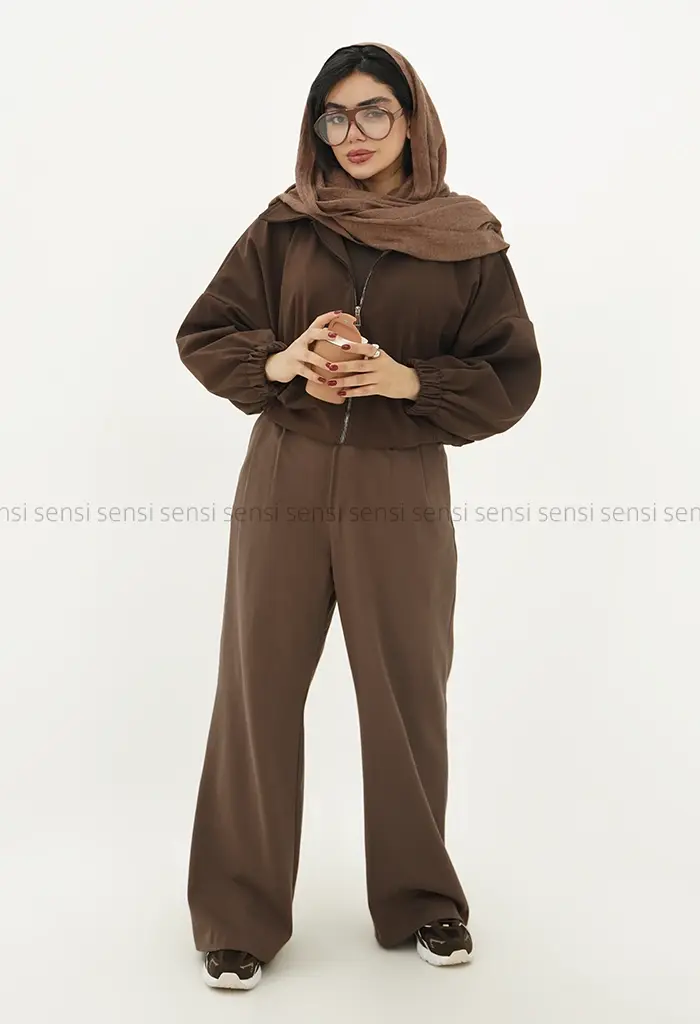 بامبر جلو زیپ سانتانا آستر دار کد1004825