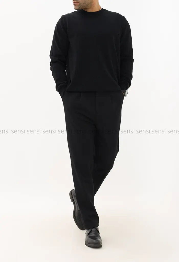 بلوز بافت یقه گرد مردانه کد20000038