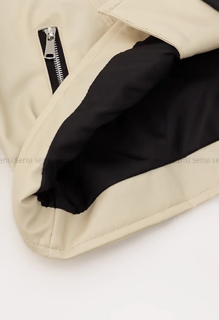 بایکر چرم آستر دار زارا کد1004868