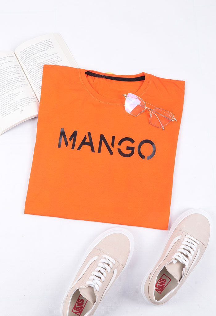 تیشرت لانگ mango رنگی