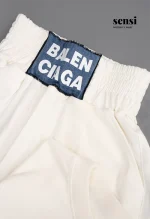 ست دورس شلوار ترکیبی جین balenciga