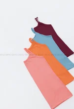 تاپ دوبند ساده رنگی بزرگ کد1001226