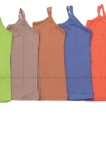 تاپ دوبند ساده رنگی بزرگ کد1001226