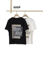 تیشرت BONJOURچاپی