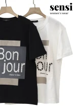 تیشرت BONJOURچاپی