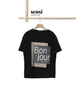 تیشرت BONJOURچاپی