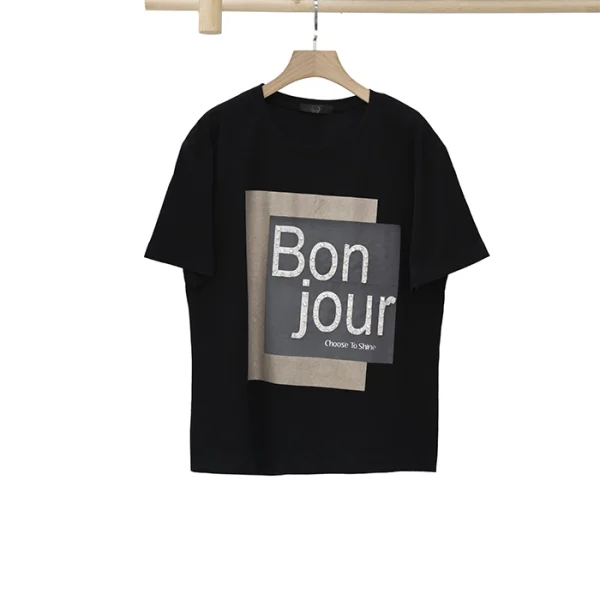 تیشرت BONJOURچاپی