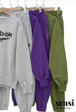 ست دورس و جاگر REEBOKچاپی 2نخ پنبه