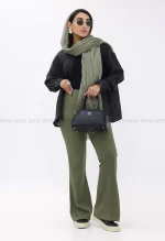 شلوار باربی بوت کات کج راه
