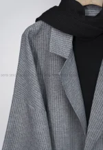 مانتو اورسایز دیپلمات کد1001805