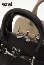 کیف چرم miu-miuدودسته