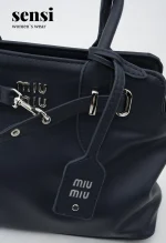 کیف چرم miu-miuدودسته مجلسی