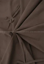 دامن لینن پاپیون دار کد1002381