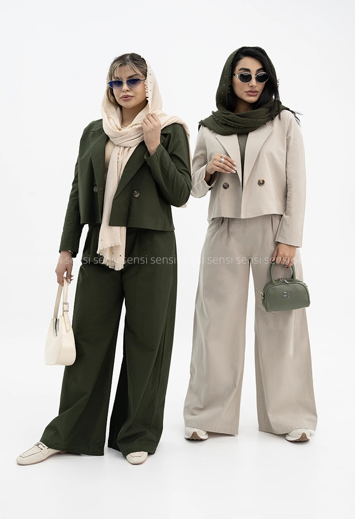 کت کراپ شلوار کد1001859 (1) کت کراپ شلوار کد1001859