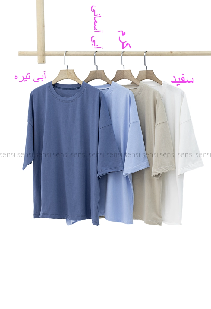 تیشرت باکسی ساده کد1002558