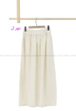 دامن لینن ساده کد1002592