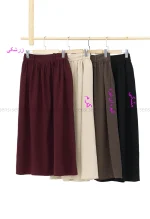 دامن لینن ساده کد1002592