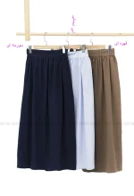 دامن لینن ساده کد1002592