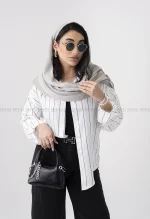 شومیز راه راه طنابی کد1002540
