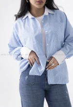 شومیز راه راه کد1002546