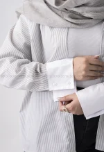 شومیز راه راه کد1002546