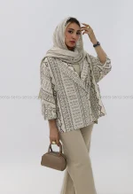 کت لینن کیمونو