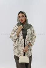 کت لینن کیمونو