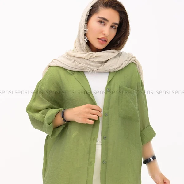 شومیزشیشه ای رنگی کد1002784