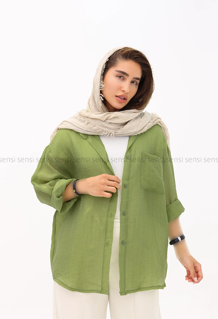 شومیزشیشه ای رنگی کد1002784