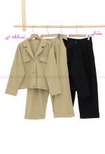 ست کت شلوار بگ لینن کد1002803