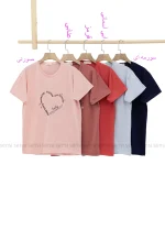 تیشرت قلب کد1002733
