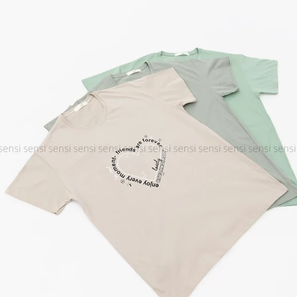 تیشرت قلب کد1002733