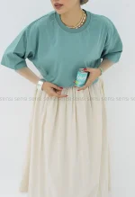 تیشرت لانگ ساده رنگی