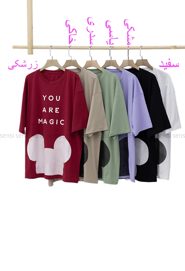 تیشرت لانگ میکی کد1002716