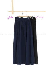 دامن تمام کلوش لینن کد1002675