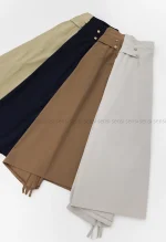 دامن دکمه نما لینن کد1002586