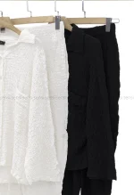ست شومیز شلوار چروک کد1002622