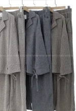 ست شومیزشلوار جلوبسته کد1002796