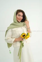 شال نخی ساده کد1002620